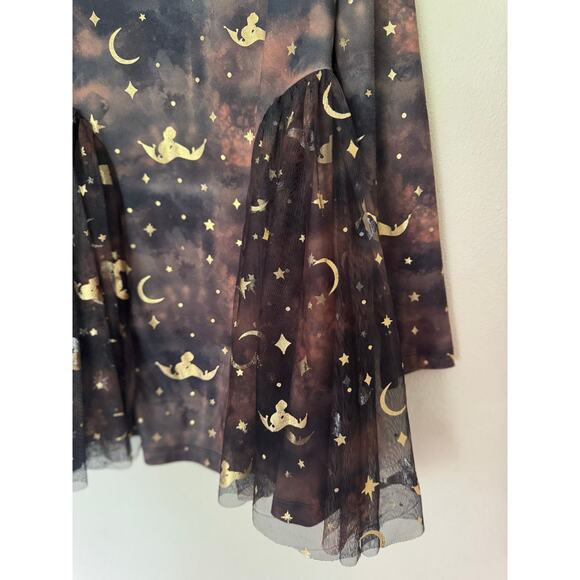 Disney Store Princess Jasmine gold metallic and tulle dress size 7/8 - Picture 2 of 7